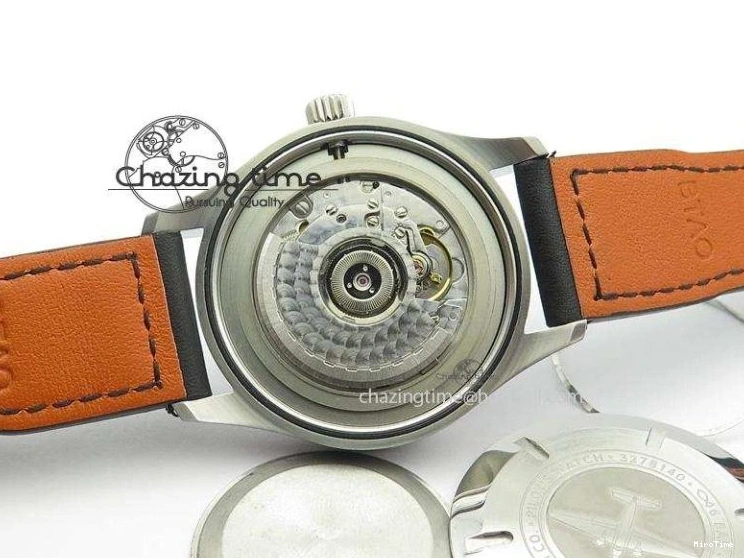MIROTIME 0501 Mark XVIII IW327001 SS Mk Maker Best Edition Black Dial On Black Leather Strap A SunProtective 7299